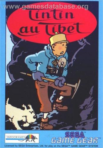 Cover Tintin au Tibet for Game Gear